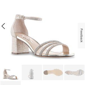 Gold Nina Nagida Heeled Sandal - 8.5